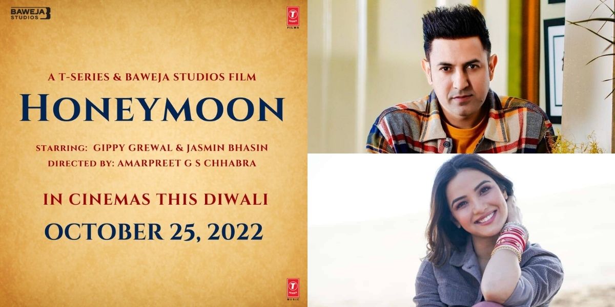 Bhushan Kumar and Harman Baweja’s joint production, ‘Honeymoon’ is all set for a Diwali 2022 release! This Gippy Grewal and Jasmin Bhasin starrer Punjabi film is directed by Amarpreet G S Chhabra will release on 25th October 2022